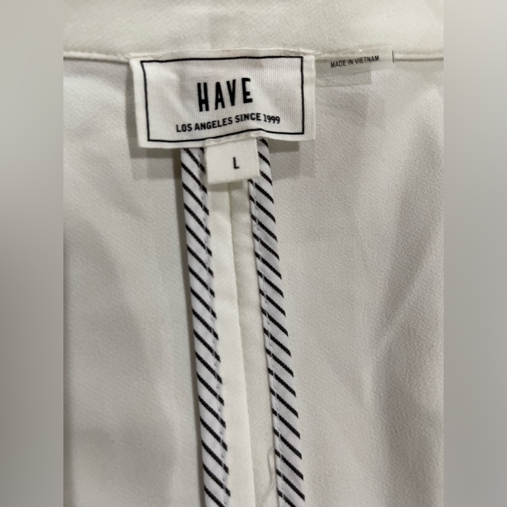 Have White Blazer 
with Striped Accents - Picture 3 of 10
